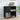 Record Cabinet Black 84.5x38x89 cm Engineered Wood