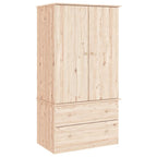 Wardrobe ALTA 90x55x170 cm Solid Wood Pine