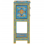 Sideboard Turquoise 55x30x76 cm Solid Wood Mango
