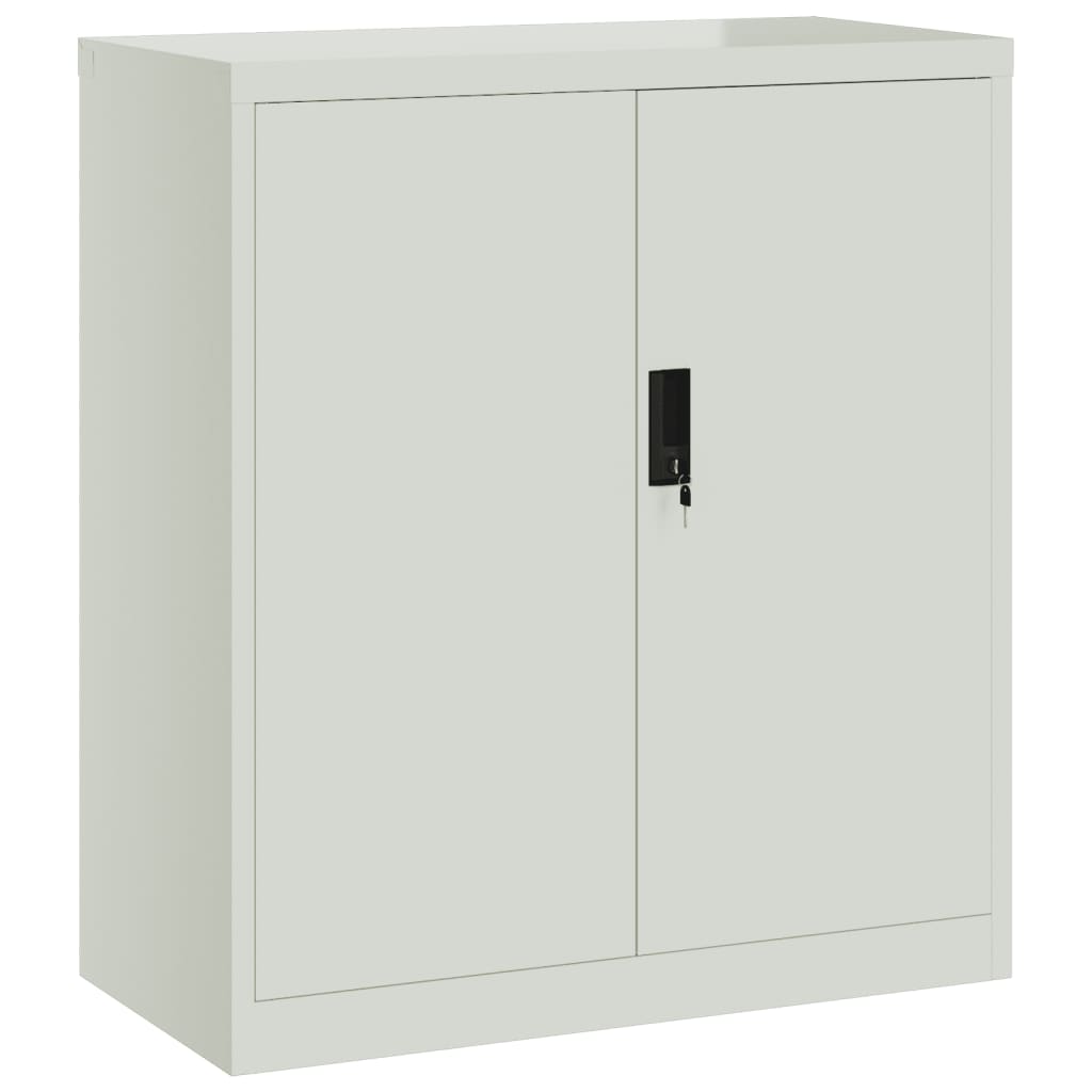 File Cabinet Light Grey 79x40x90 cm Steel