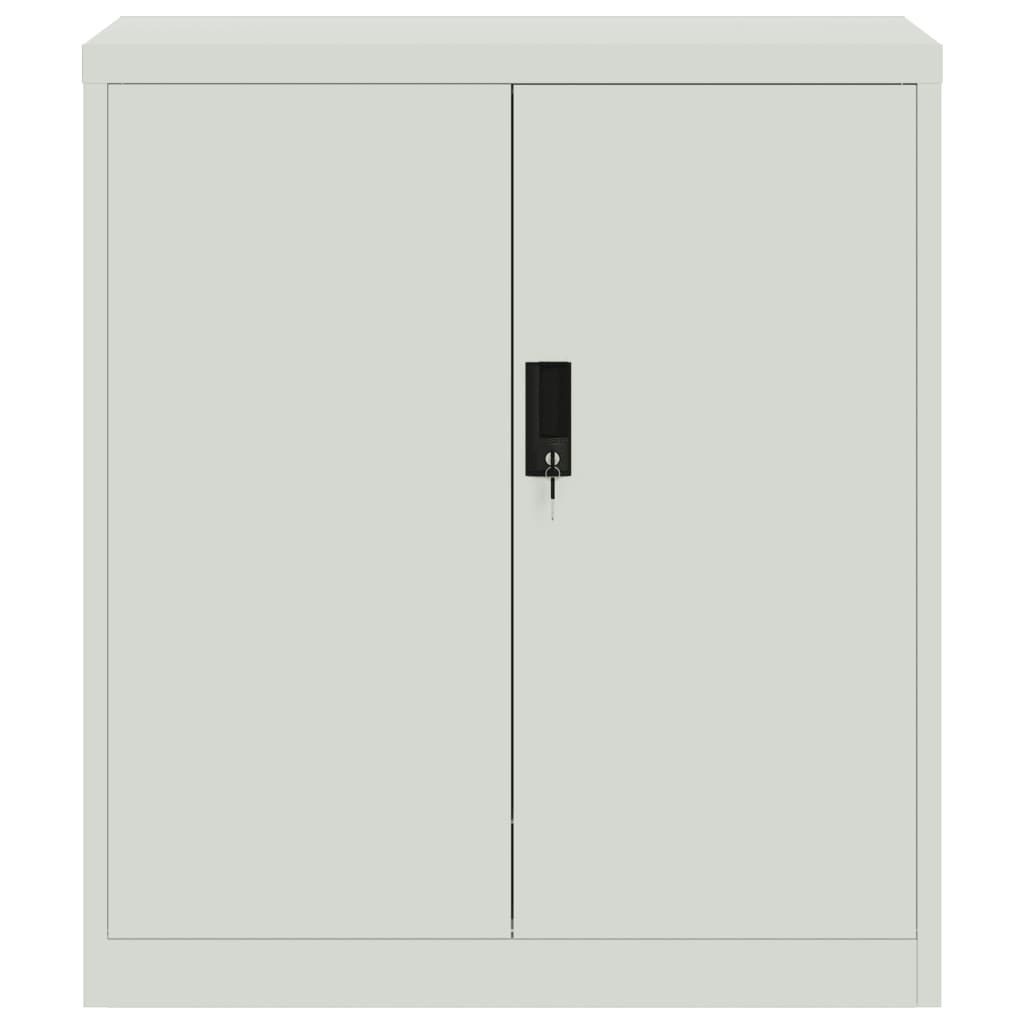 File Cabinet Light Grey 79x40x90 cm Steel