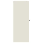 File Cabinet White 90x40x105 cm Steel
