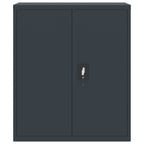 File Cabinet Anthracite 90x40x105 cm Steel