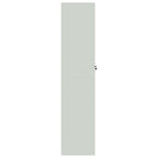 File Cabinet Light Grey 90x40x180 cm Steel