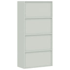 File Cabinet Light Grey 90x40x180 cm Steel