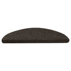 Stair Mats Self-adhesive 10 pcs Anthracite 56x17x3 cm