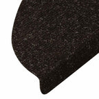 Stair Mats Self-adhesive 10 pcs Anthracite 56x17x3 cm