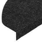 Stair Mats Self-adhesive 10 pcs Black 65x22.5x3.5 cm