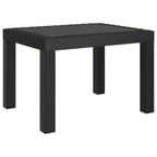 Garden Table Anthracite 59x47x40 cm PP