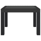Garden Table Anthracite 59x47x40 cm PP