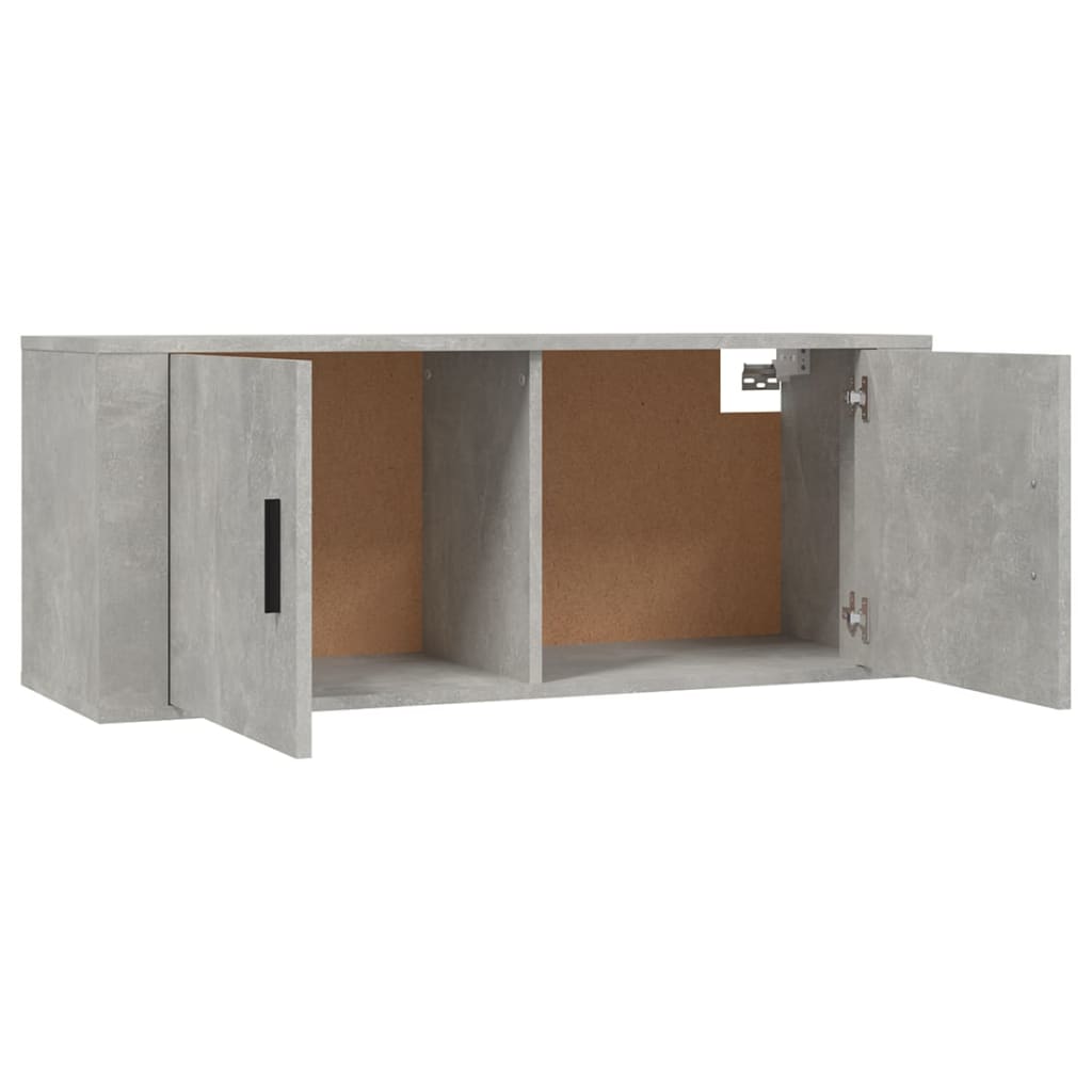3 Piece TV Cabinet Set Concrete Grey Engineered Wood