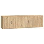 2 Piece TV Cabinet Set Sonoma Oak Engineered Wood