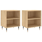 Bedside Cabinets 2 pcs Sonoma Oak 40x30x50 cm Engineered Wood