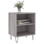 Bedside Cabinets 2 pcs Grey Sonoma 40x30x50 cm Engineered Wood