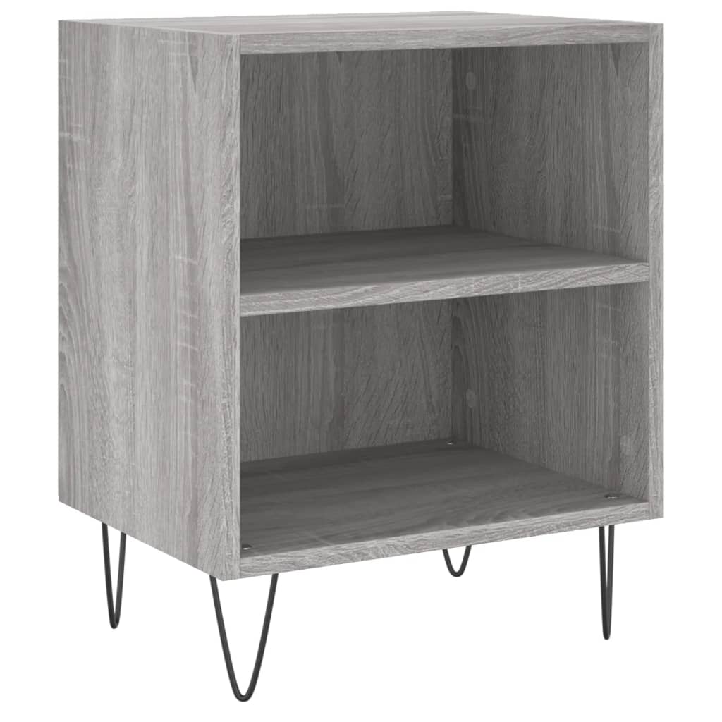 Bedside Cabinets 2 pcs Grey Sonoma 40x30x50 cm Engineered Wood