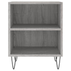 Bedside Cabinets 2 pcs Grey Sonoma 40x30x50 cm Engineered Wood
