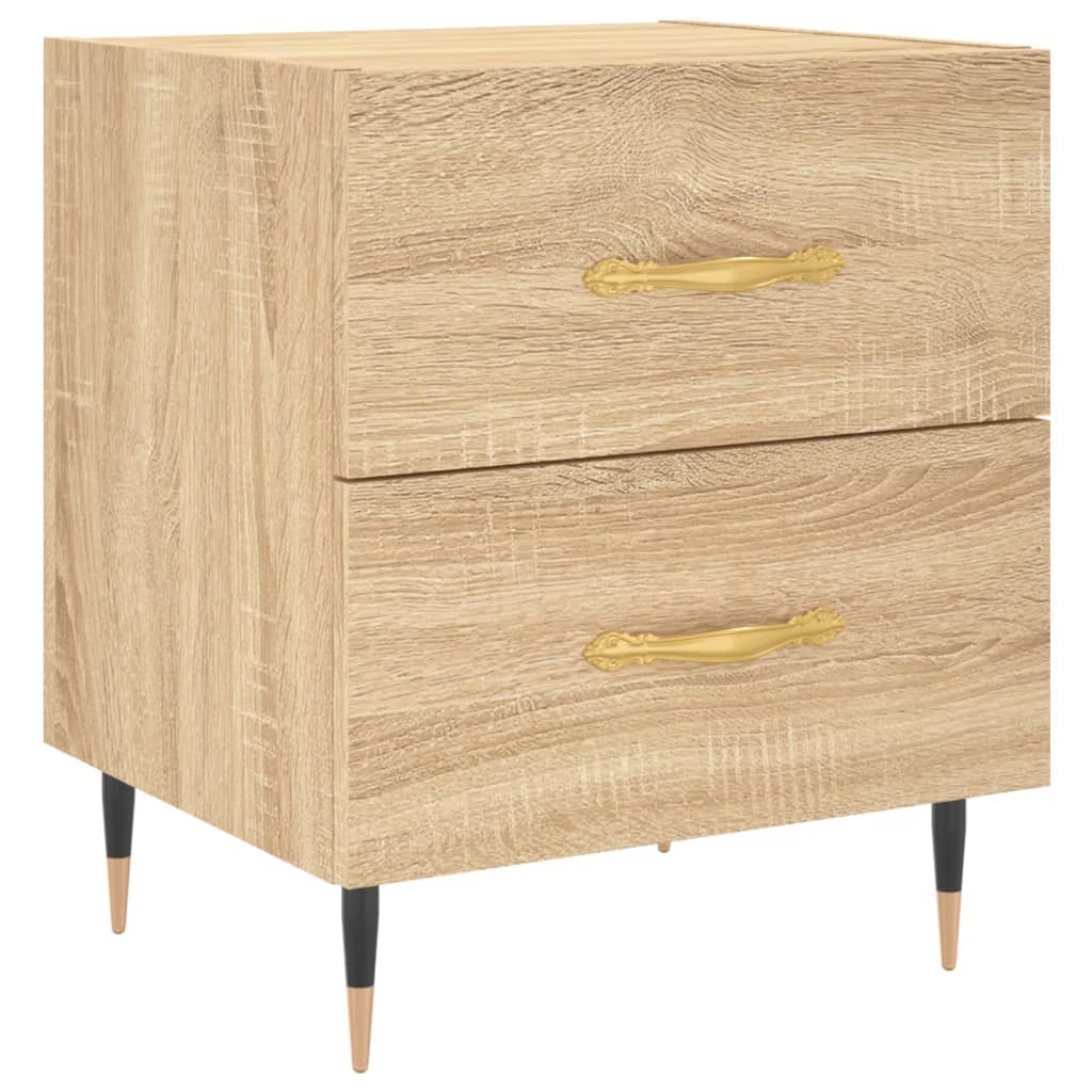 Bedside Cabinet Sonoma Oak 40x35x47.5 cm Engineered Wood