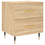 Bedside Cabinet Sonoma Oak 40x35x47.5 cm Engineered Wood
