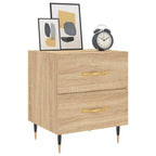 Bedside Cabinet Sonoma Oak 40x35x47.5 cm Engineered Wood