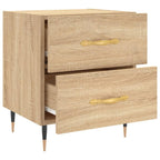 Bedside Cabinet Sonoma Oak 40x35x47.5 cm Engineered Wood