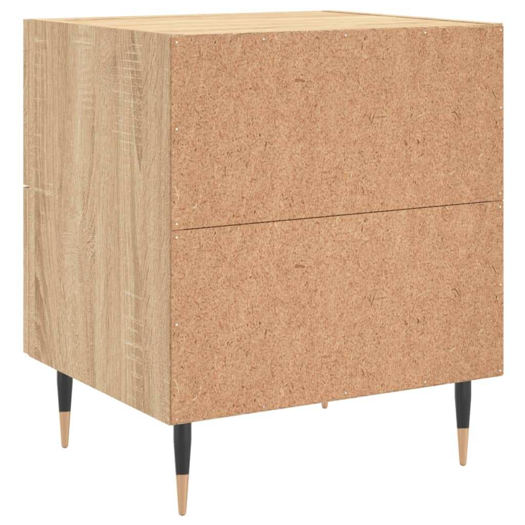 Bedside Cabinet Sonoma Oak 40x35x47.5 cm Engineered Wood