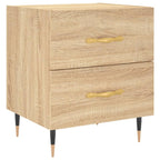 Bedside Cabinets 2 pcs Sonoma Oak 40x35x47.5 cm Engineered Wood