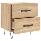 Bedside Cabinets 2 pcs Sonoma Oak 40x35x47.5 cm Engineered Wood