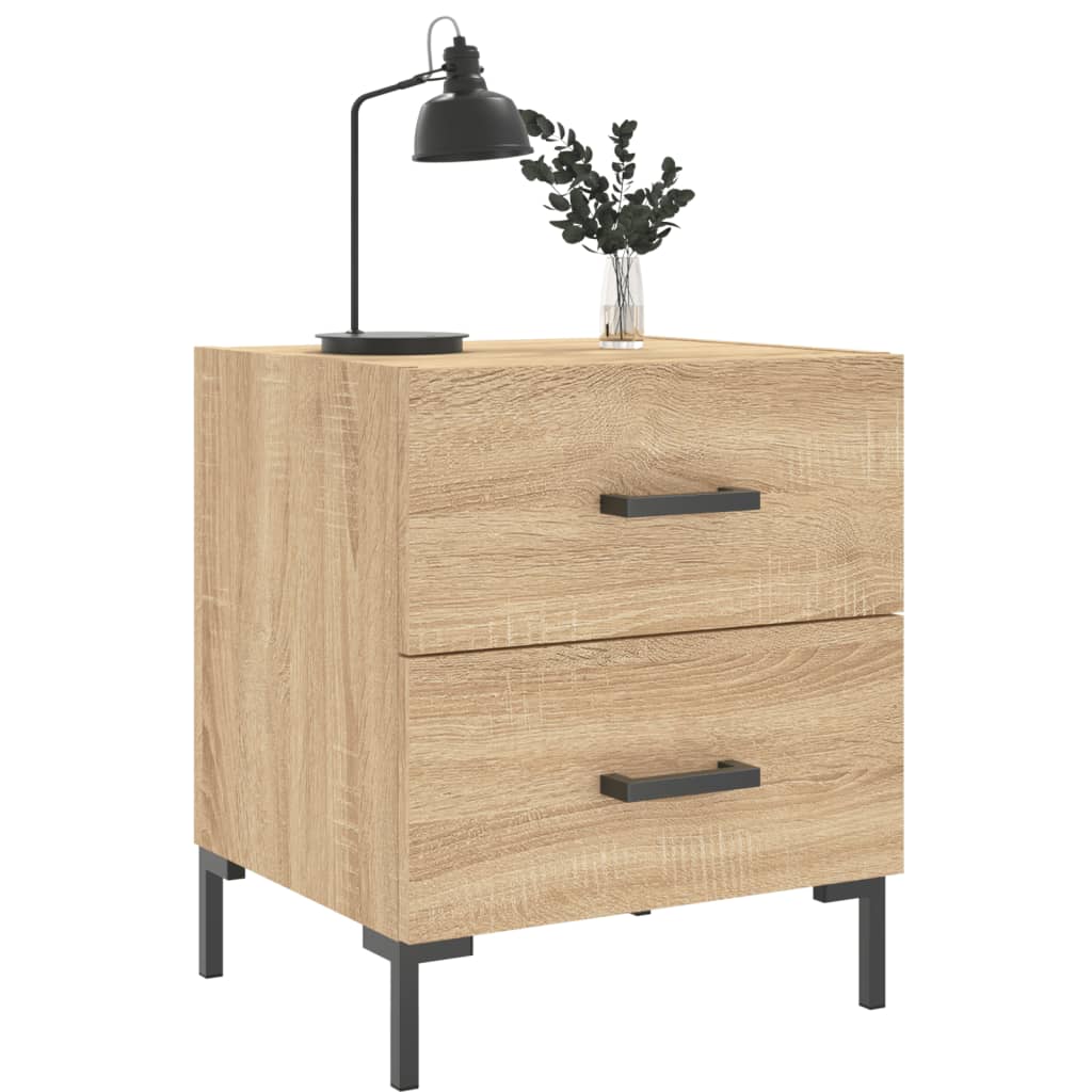 Bedside Cabinet Sonoma Oak 40x35x47.5 cm Engineered Wood