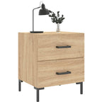 Bedside Cabinet Sonoma Oak 40x35x47.5 cm Engineered Wood
