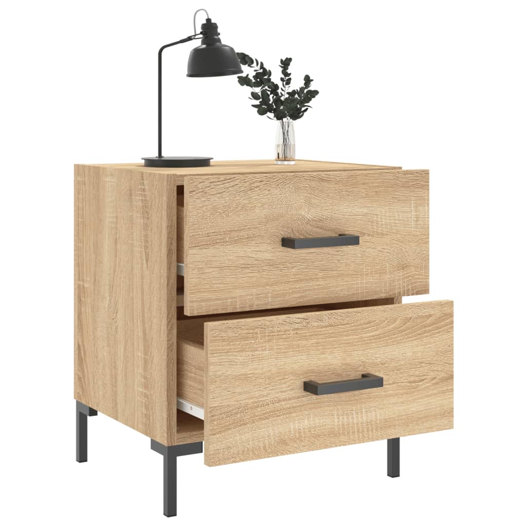 Bedside Cabinet Sonoma Oak 40x35x47.5 cm Engineered Wood