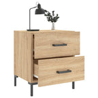 Bedside Cabinet Sonoma Oak 40x35x47.5 cm Engineered Wood