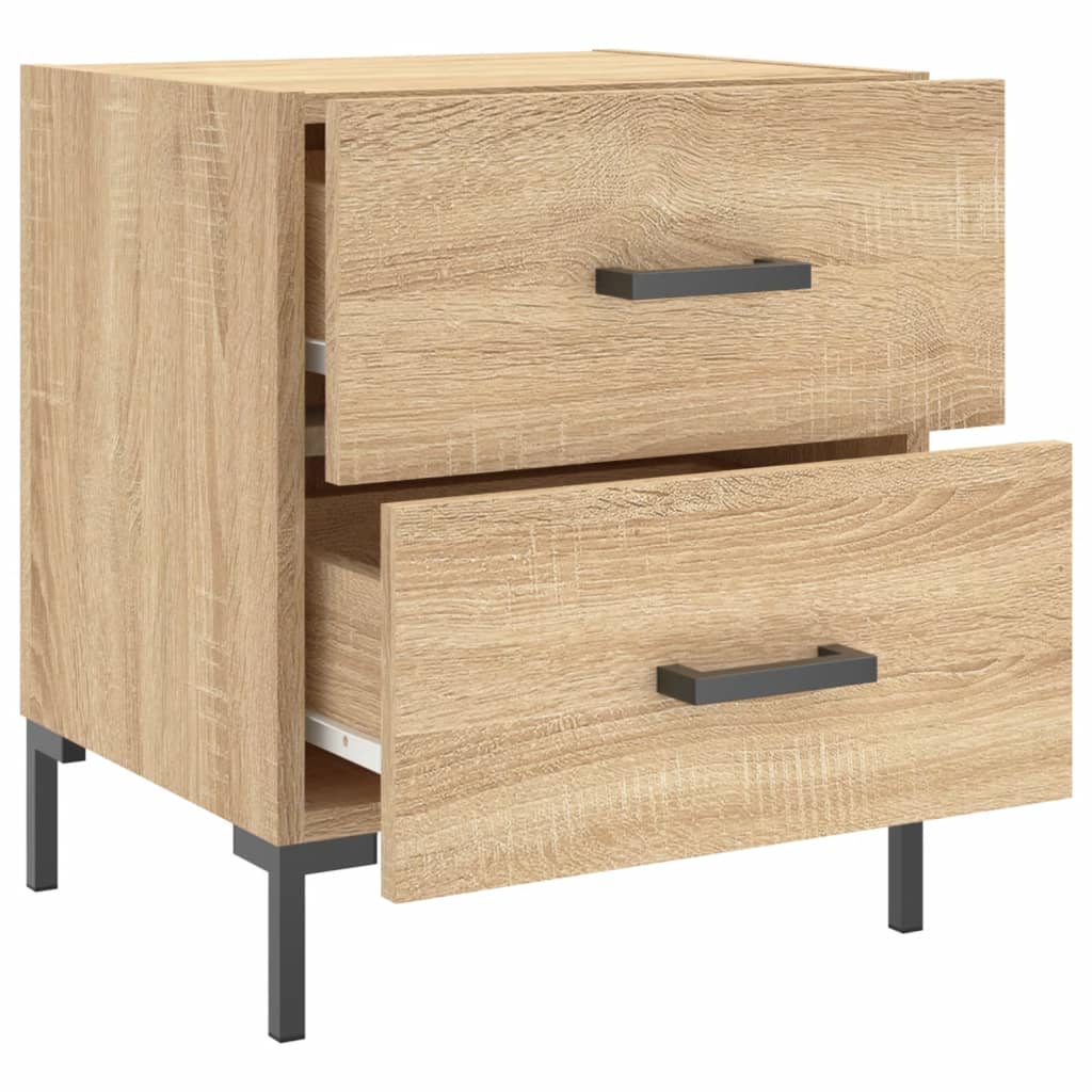 Bedside Cabinet Sonoma Oak 40x35x47.5 cm Engineered Wood