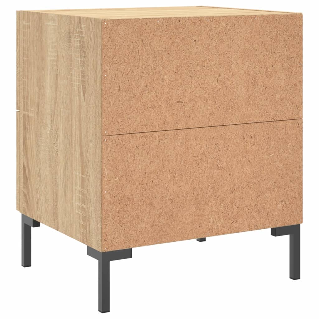 Bedside Cabinet Sonoma Oak 40x35x47.5 cm Engineered Wood