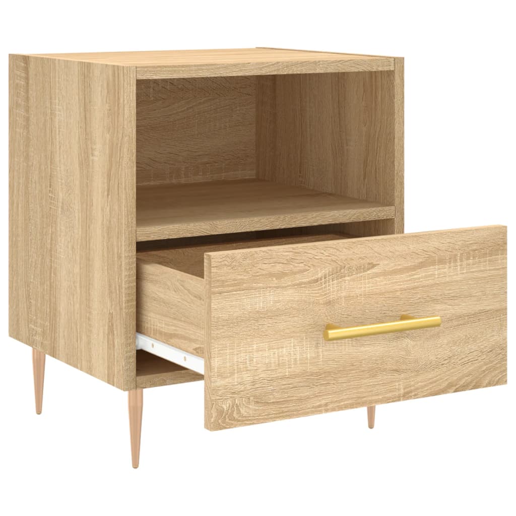 Bedside Cabinet Sonoma Oak 40x35x47.5 cm Engineered Wood
