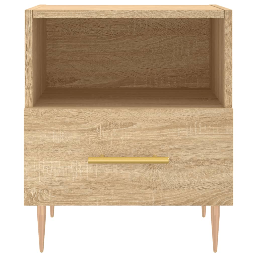 Bedside Cabinet Sonoma Oak 40x35x47.5 cm Engineered Wood