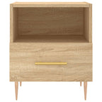 Bedside Cabinet Sonoma Oak 40x35x47.5 cm Engineered Wood