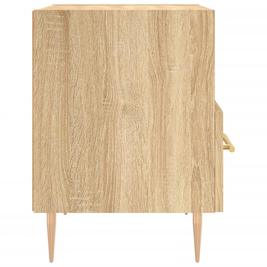 Bedside Cabinet Sonoma Oak 40x35x47.5 cm Engineered Wood