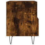 Bedside Cabinets 2 pcs Smoked Oak 40x35x47.5 cm Engineered Wood