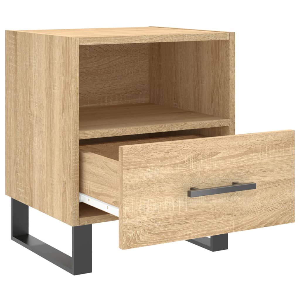 Bedside Cabinet Sonoma Oak 40x35x47.5 cm Engineered Wood