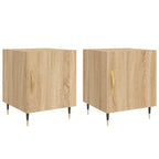 Bedside Cabinets 2 pcs Sonoma Oak 40x40x50 cm Engineered Wood