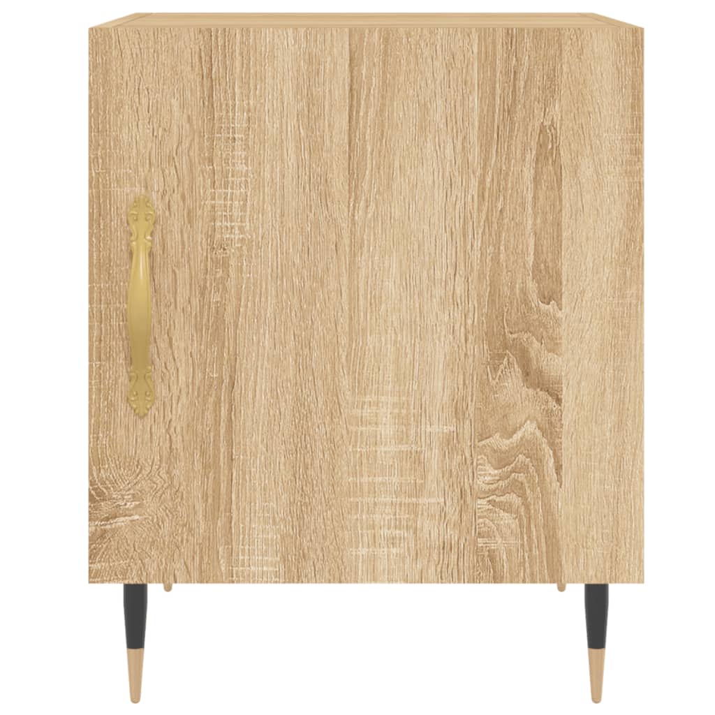 Bedside Cabinets 2 pcs Sonoma Oak 40x40x50 cm Engineered Wood