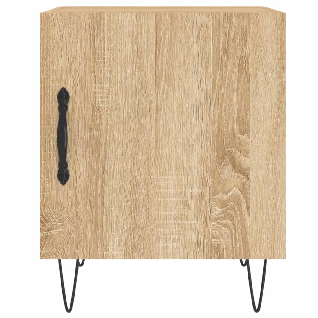 Bedside Cabinets 2 pcs Sonoma Oak 40x40x50 cm Engineered Wood