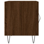 Bedside Cabinets 2 pcs Brown Oak 40x40x50 cm Engineered Wood