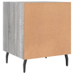 Bedside Cabinets 2 pcs Grey Sonoma 40x40x50 cm Engineered Wood