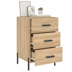 Bedside Cabinet Sonoma Oak 40x40x66 cm Engineered Wood
