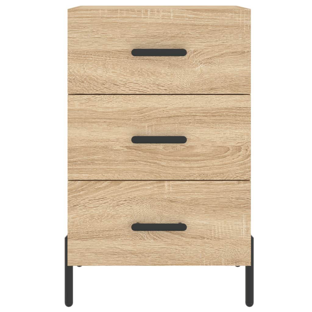 Bedside Cabinet Sonoma Oak 40x40x66 cm Engineered Wood