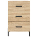 Bedside Cabinet Sonoma Oak 40x40x66 cm Engineered Wood