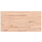Bathroom Countertop 100x50x1.5 cm Solid Wood Beech