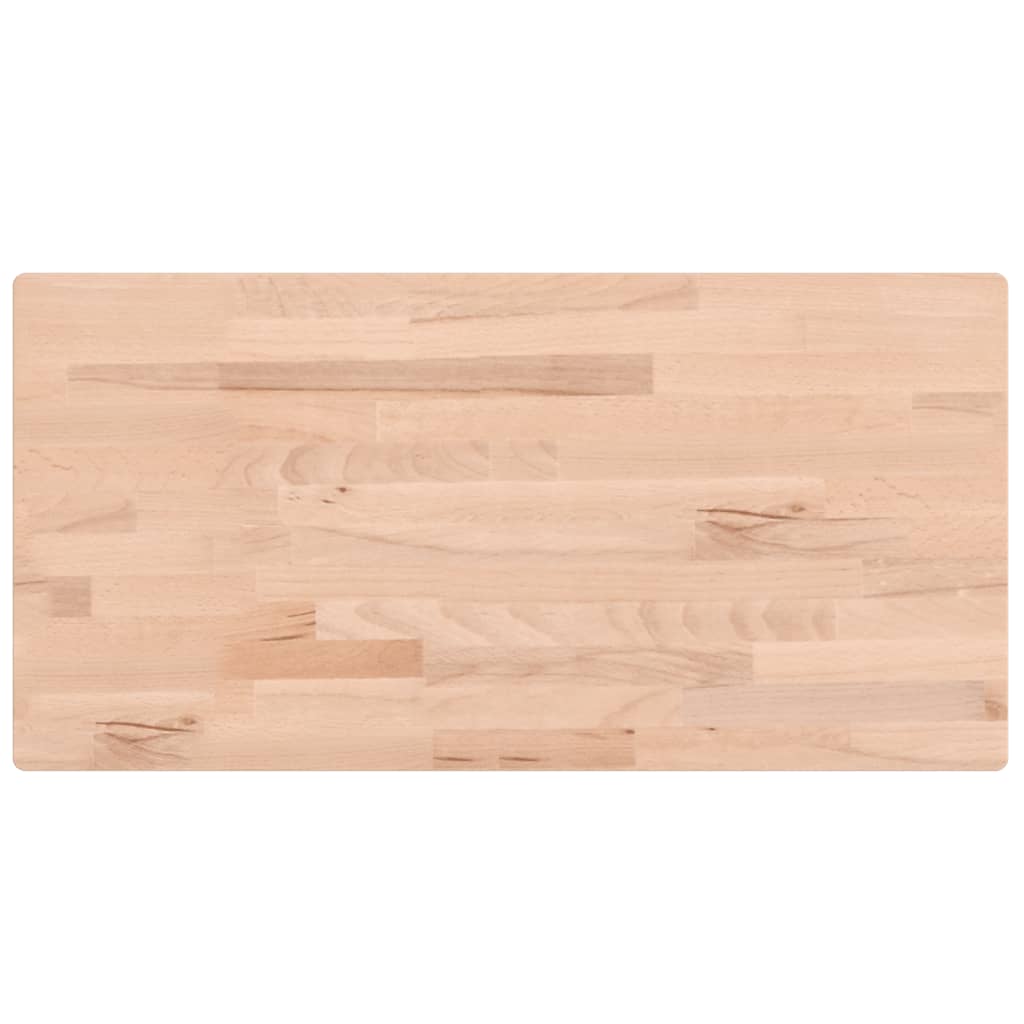 Bathroom Countertop 100x50x1.5 cm Solid Wood Beech