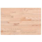 Bathroom Countertop 60x40x2.5 cm Solid Wood Beech